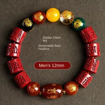 Cinnabar Five-Way Wealth God Six-Character Mantra of the Patron Buddha - Red Leaf Forest