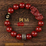 Cinnabar Pi Xiu Zodiac Buddha Bracelet