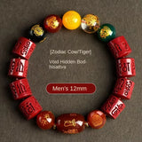 Cinnabar Five-Way Wealth God Six-Character Mantra of the Patron Buddha - Red Leaf Forest