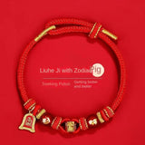 2026 Bingwu Year of the Horse Tai Sui Red String - Red Leaf Forest