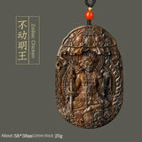 Chinese Zodiac Agarwood Pendant - Handcrafted Traditional Jewelry - Red Leaf Forest