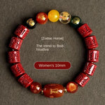 Cinnabar Five-Way Wealth God Six-Character Mantra of the Patron Buddha - Red Leaf Forest