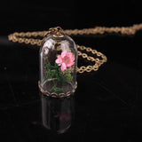 Christmas pendant ornament—Glass pendant necklace