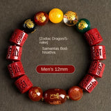 Cinnabar Five-Way Wealth God Six-Character Mantra of the Patron Buddha