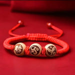 12 Zodiac Signs Triple Harmony and Six Harmony Red String - Red Leaf Forest