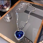 Titanic Heart of the Ocean Necklace - Red Leaf Forest