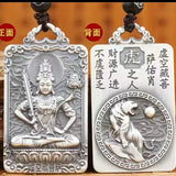 Chinese Zodiac Guardian Pendant - Traditional Cultural Jewelry - Red Leaf Forest