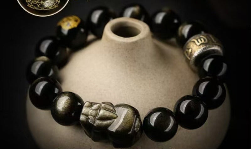 Sheep, Monkey, and Pixiu Bracelet