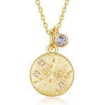 925 Silver The Twelve Zodiac Signs Pendant - Red Leaf Forest