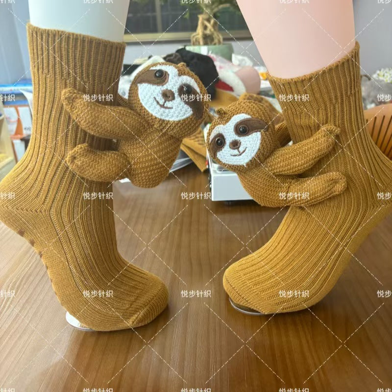 Christmas Creative Socks - Sloth Design