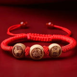 12 Zodiac Signs Triple Harmony and Six Harmony Red String - Red Leaf Forest