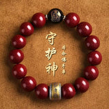 Cinnabar bracelet natal Buddha wards off evil spirits