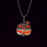 3 ：Halloween pumpkin glowing pendant