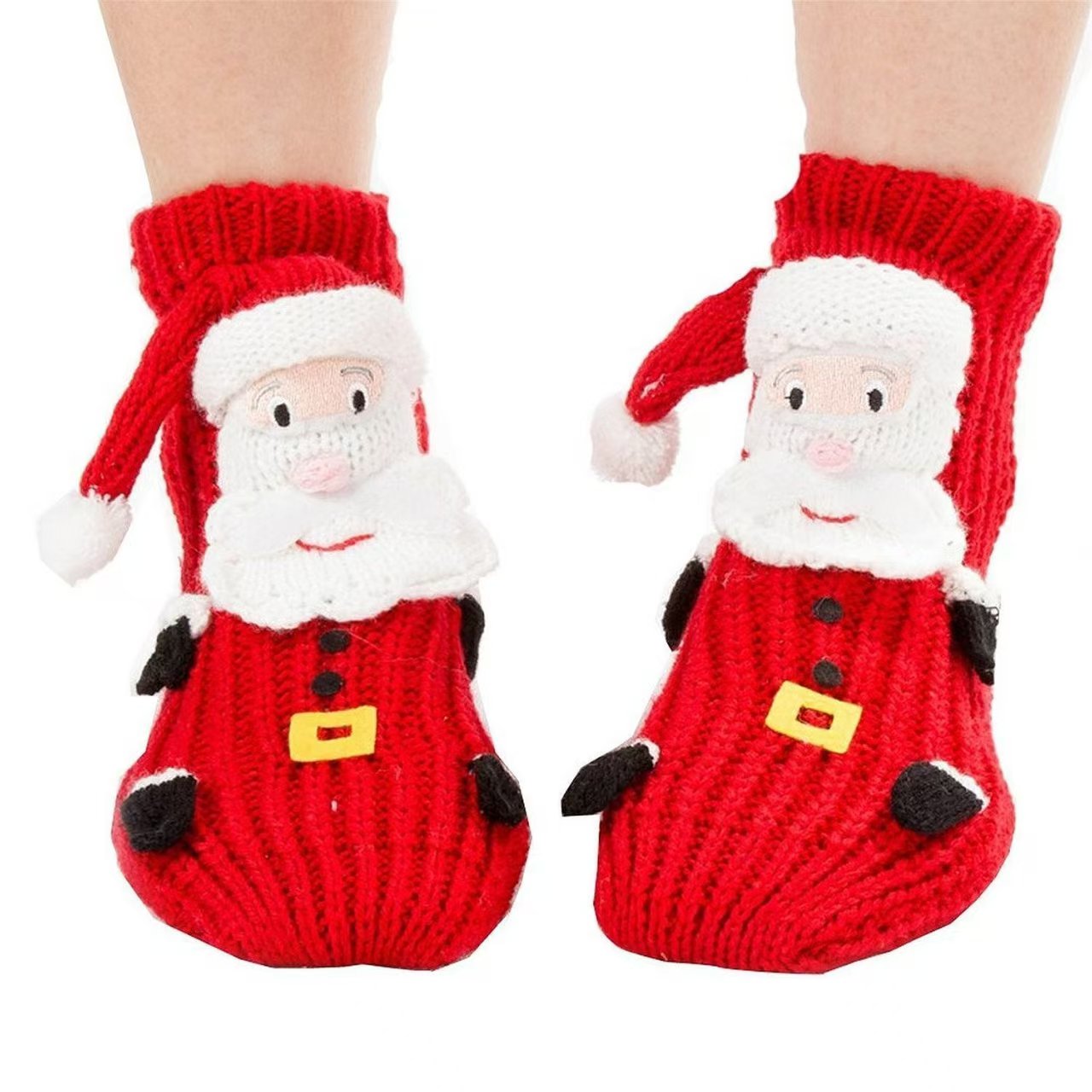 Christmas Winter Warm Socks - Santa Claus Design