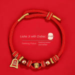 2026 Bingwu Year of the Horse Tai Sui Red String - Red Leaf Forest