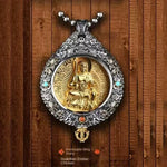 Nine Palaces Trigram Pendant - Traditional Chinese Cultural Jewelry - Red Leaf Forest