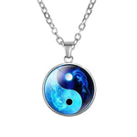 Tai Chi Yin Yang Pendant - Traditional Cultural Jewelry - Red Leaf Forest