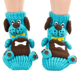 Christmas Winter Warm Socks - Coffee Dog Design