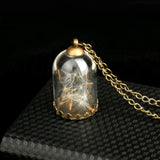 Christmas pendant ornament—Glass pendant necklace