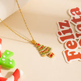 Christmas Necklace Pendant - Festive Holiday Jewelry Gift