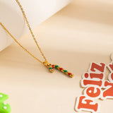 Christmas Necklace Pendant - Festive Holiday Jewelry Gift