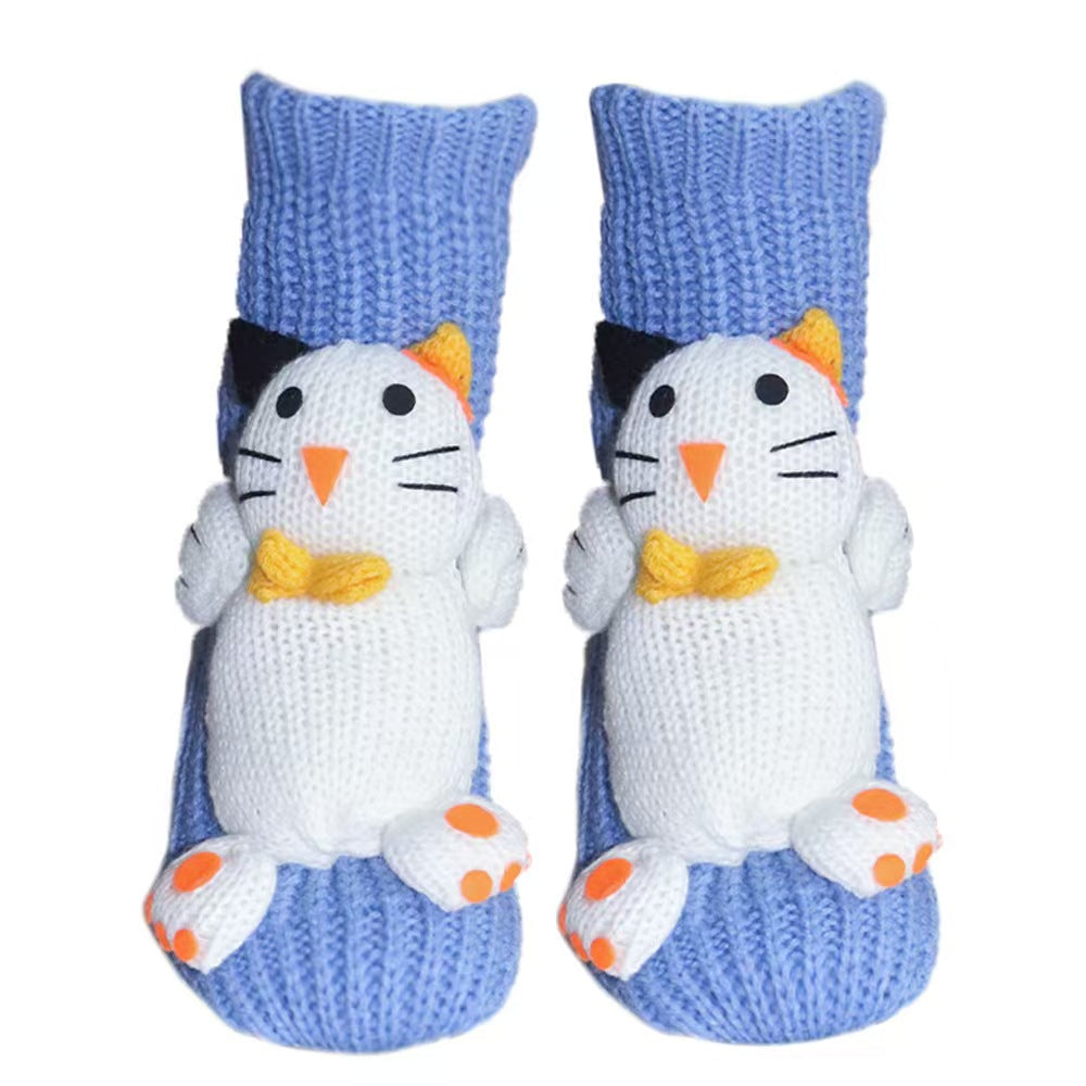 Cat yarn socks