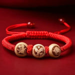 12 Zodiac Signs Triple Harmony and Six Harmony Red String - Red Leaf Forest