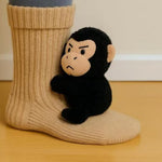 Christmas Knit Socks - Gorilla Design

