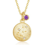 925 Silver The Twelve Zodiac Signs Pendant - Red Leaf Forest