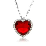 Titanic Heart of the Ocean Necklace - Red Leaf Forest