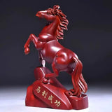 Wooden Carving Ornament - Traditional Cultural Decor - Red Leaf Forest