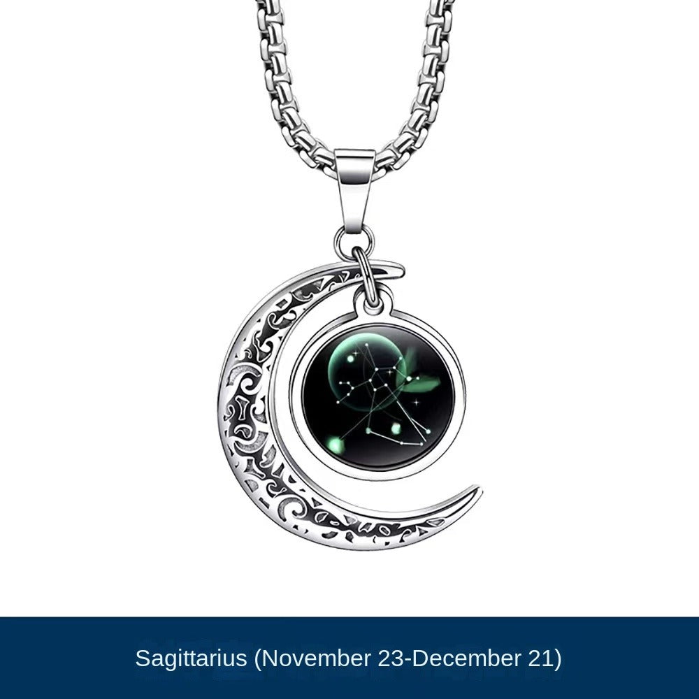 Sagittarius Zodiac Necklace Pendant 