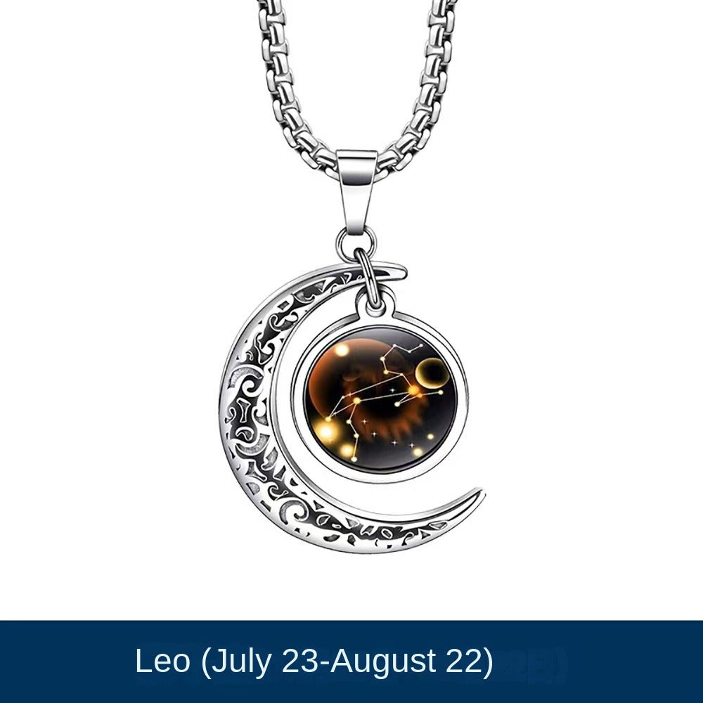 Leo Zodiac Necklace Pendant 