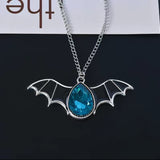 Halloween Couple Pendant - Gothic Skull Necklace