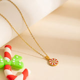 Christmas Necklace Pendant - Festive Holiday Jewelry Gift
