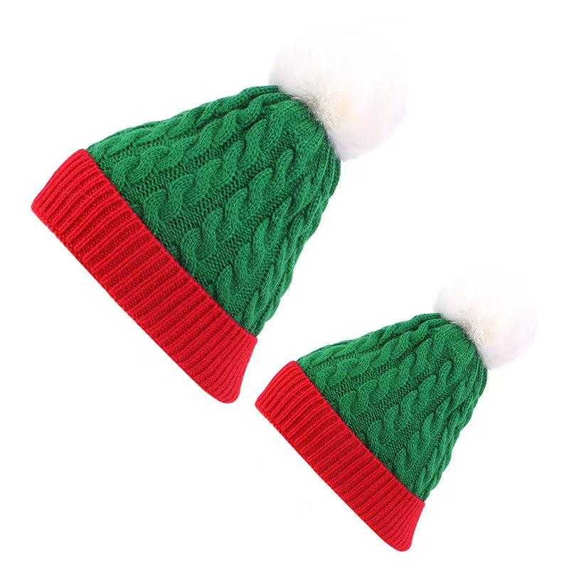 Red and green Christmas hat"