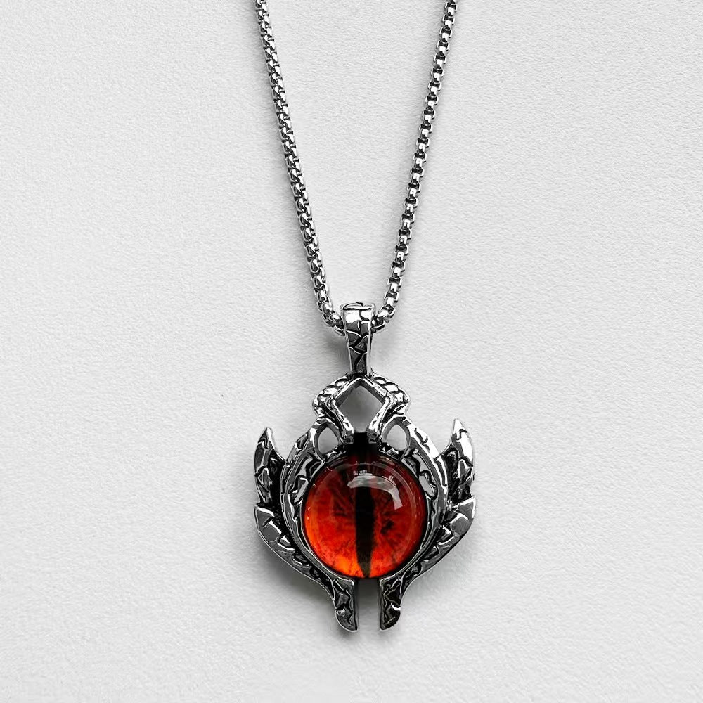 Halloween Couple Pendant - Gothic Skull Necklace