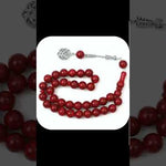 33-count meditation beads necklace product video - handcrafted wellness accessory with premium acrylic beads, smooth finish, and decorative tassel for yoga and mindfulness practice
