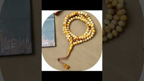 99-count meditation beads necklace product video - handcrafted traditional counting beads with premium quality finish and decorative tassel for spiritual practice
