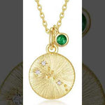 925 silver zodiac pendant necklace with constellation designs for all twelve signsnull---


